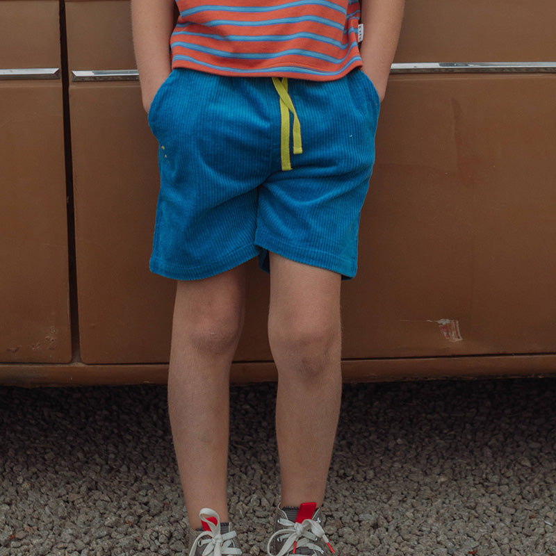 Olive And The Captain Corduroy Shorts - Blue