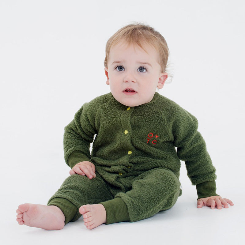 Olive And The Captain Fleece Romper - Olive