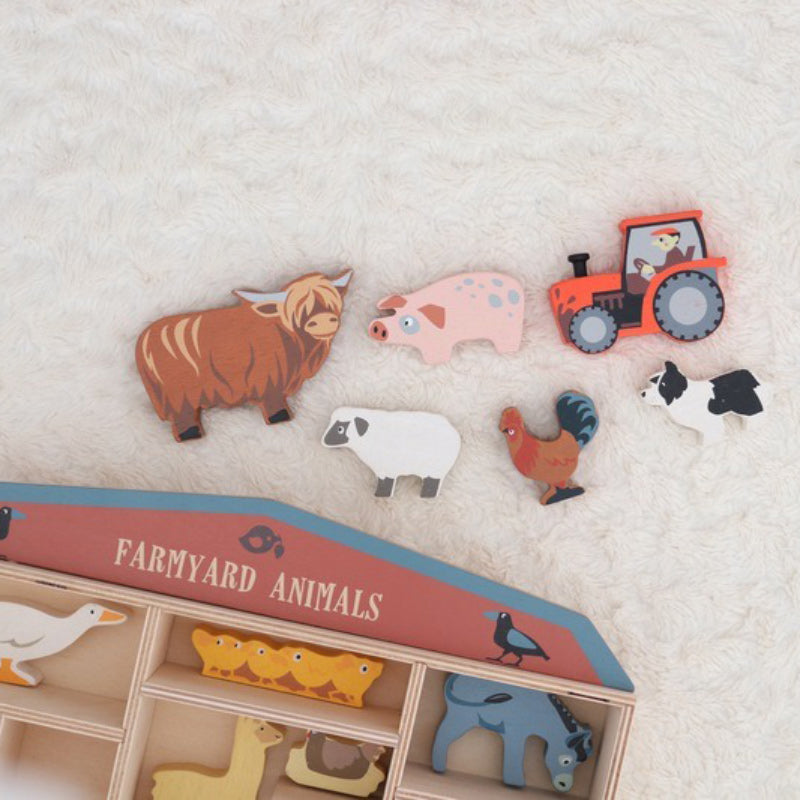 Tender Leaf Display Shelf - Farmyard Animals
