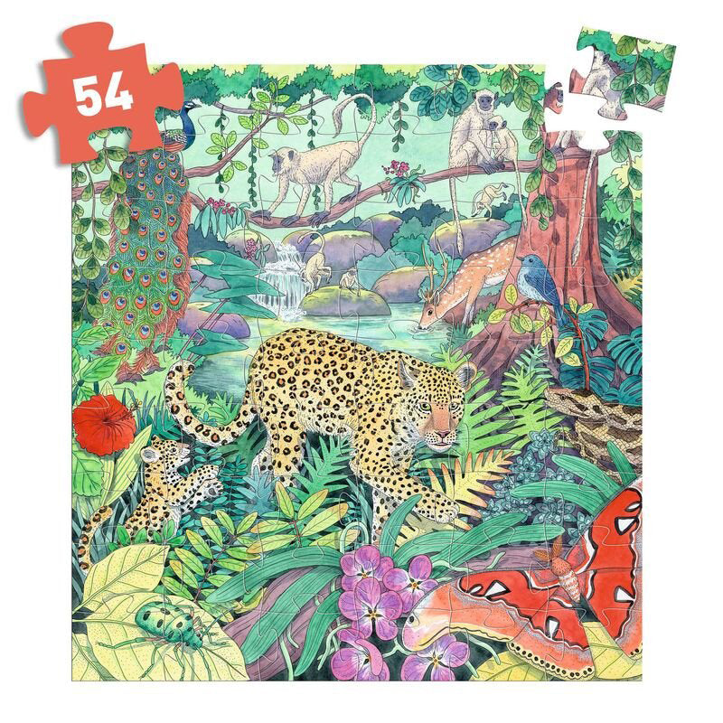 Djeco 54PC Puzzle - Indian Jungle