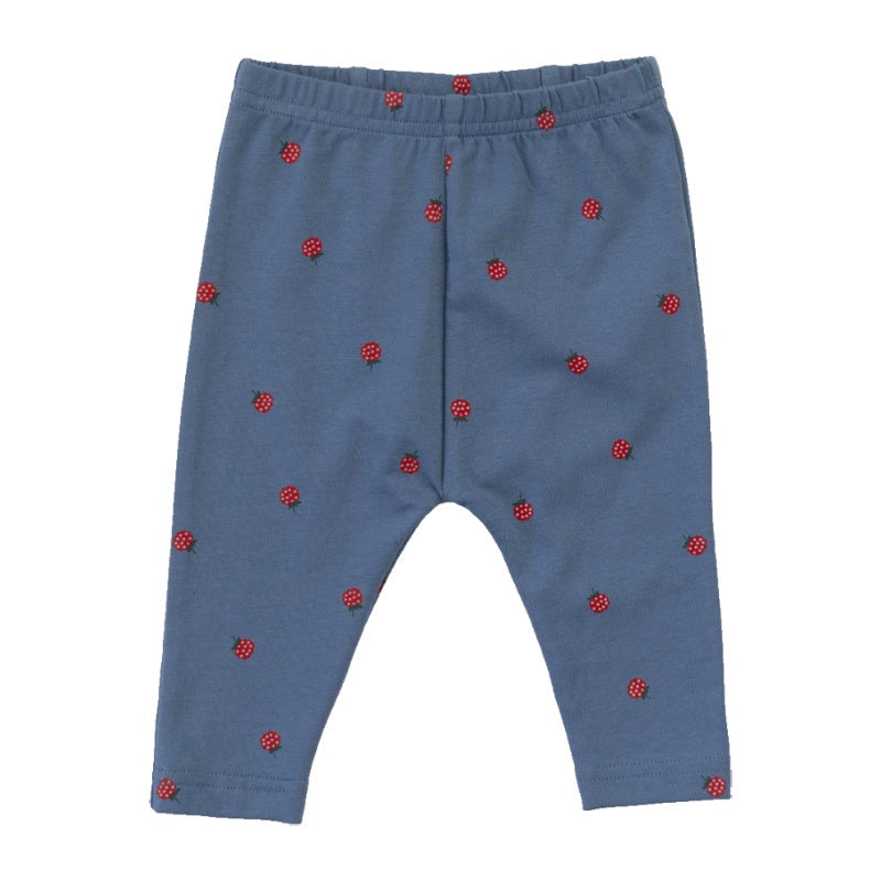 Nature Baby Leggings - Raspberry Blue Print