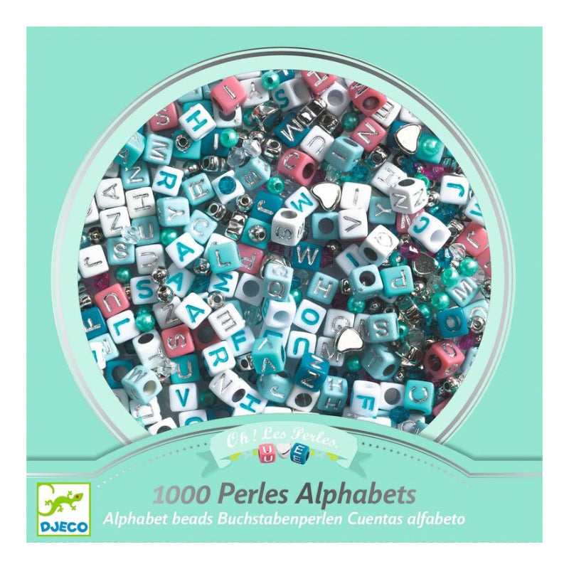 Djeco Silver Alphabet Beads