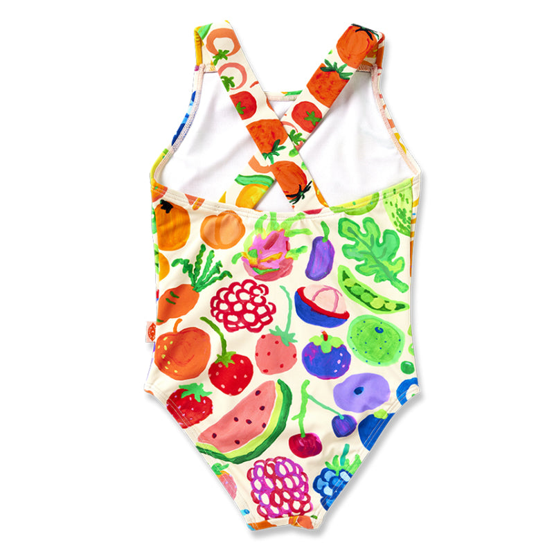 Halcyon Nights Elastic Strap Bather - Eat The Rainbow