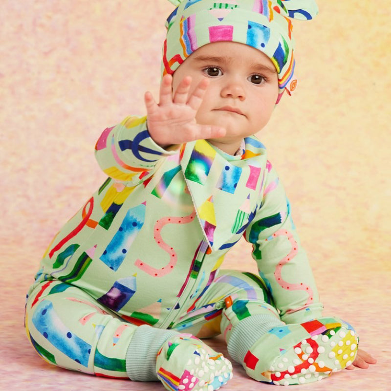 Halcyon Nights Long Sleeve Romper - Scribble Squad