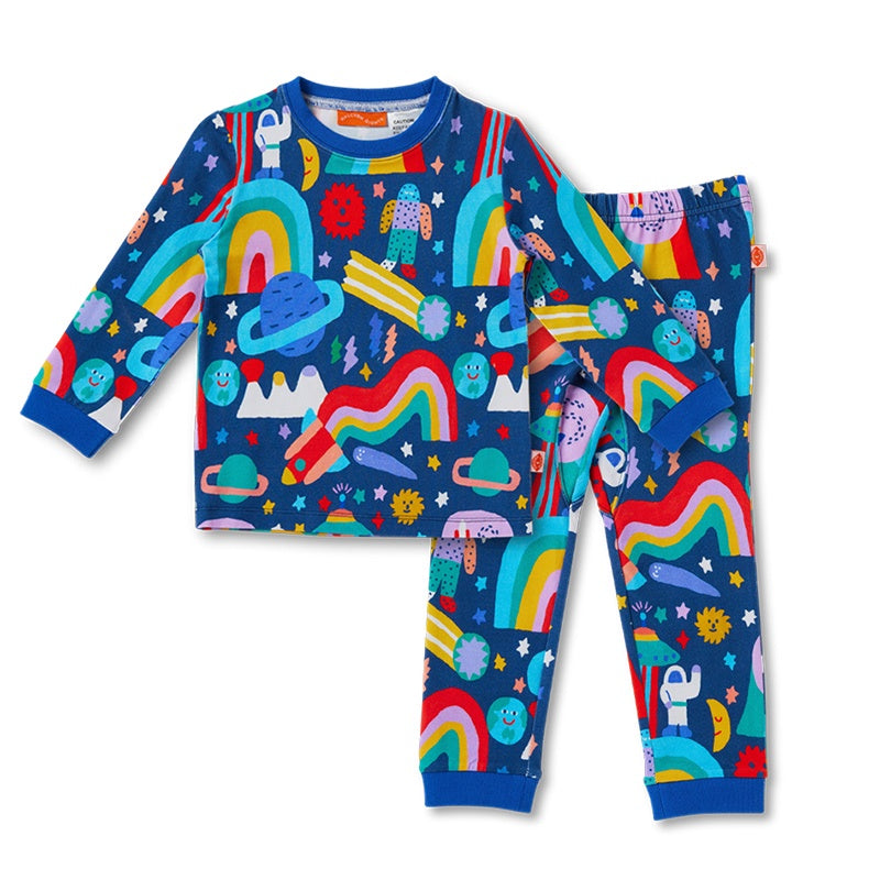 Halcyon Nights Winter PJ Set - Rocket Ride