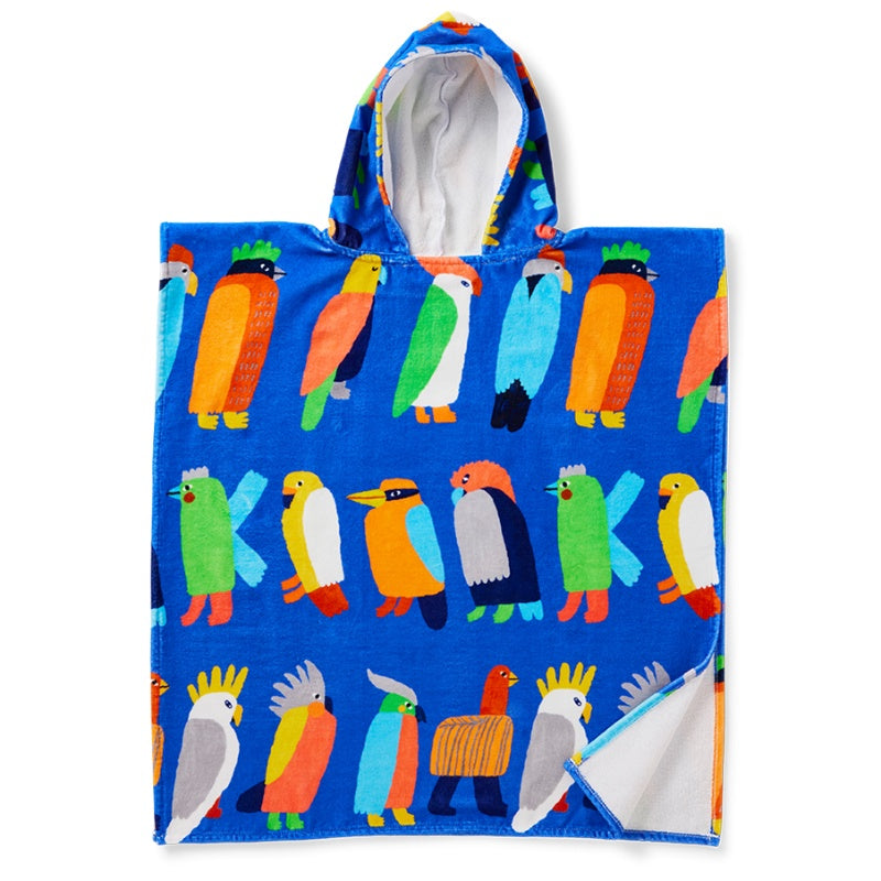 Halcyon Nights Hooded Towel - Flamin' Galahs