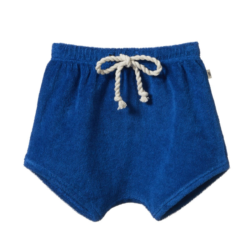 Nature Baby Terry Shorts - Midnight
