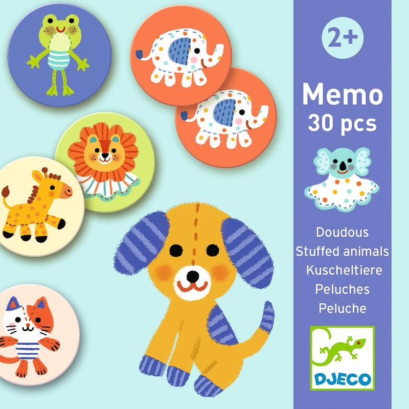 Djeco 30PC Stuffed Animal Memory Game