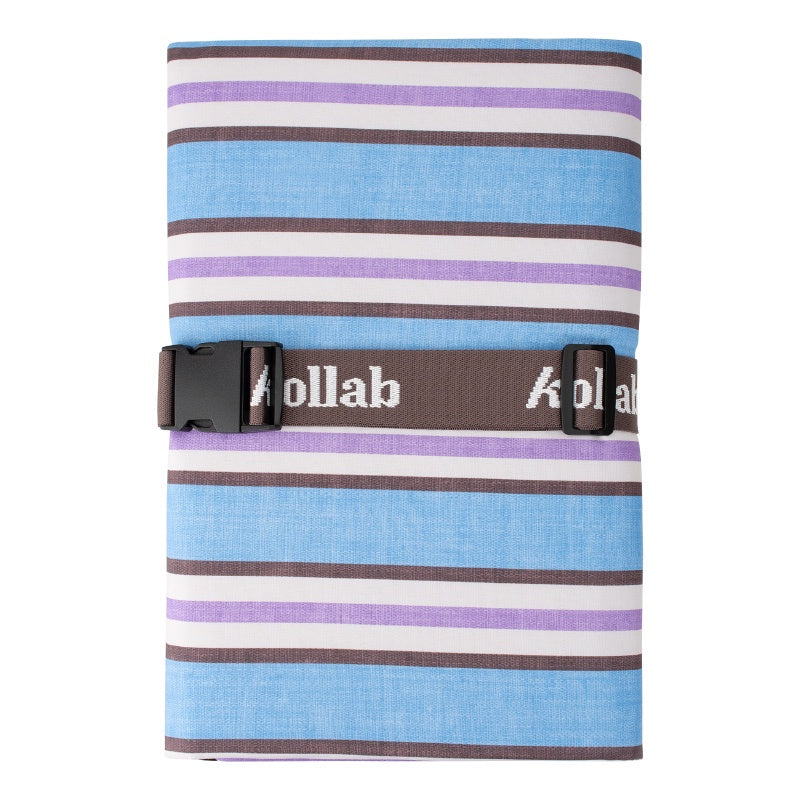 Kollab Medium Mat - Choc Blue Stripe