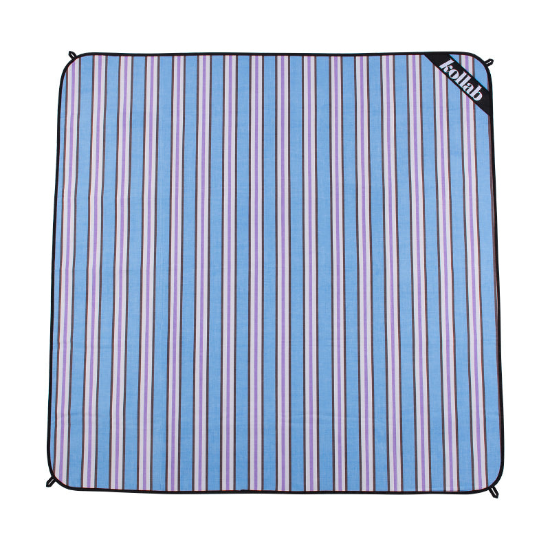 Kollab Medium Mat - Choc Blue Stripe
