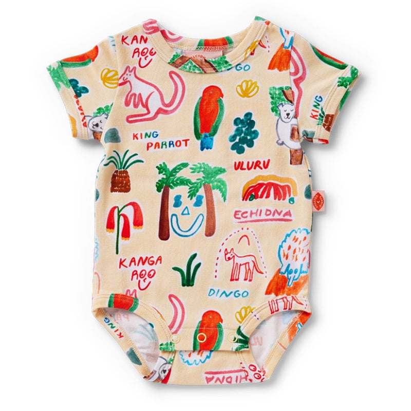 Halcyon Nights SS Bodysuit - Coo-ee!