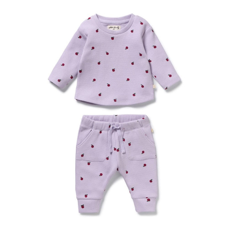 Wilson & Frenchy Organic Waffle Set - Berry Plums