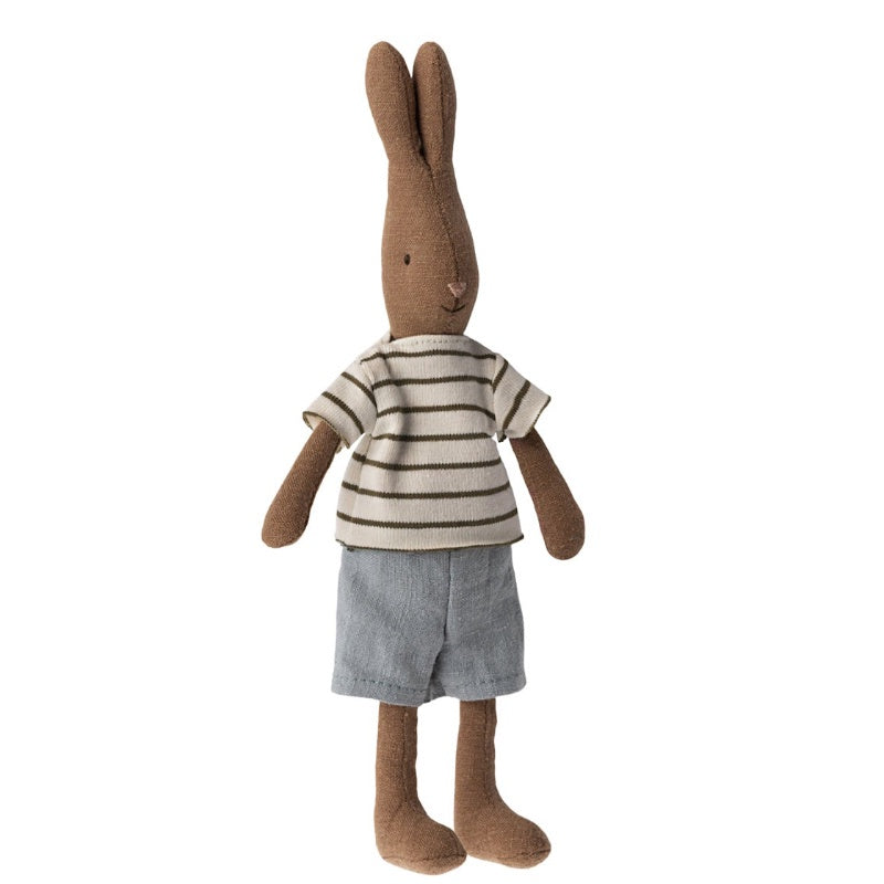 Maileg Rabbit Size 1 Brown Shirt/Shorts