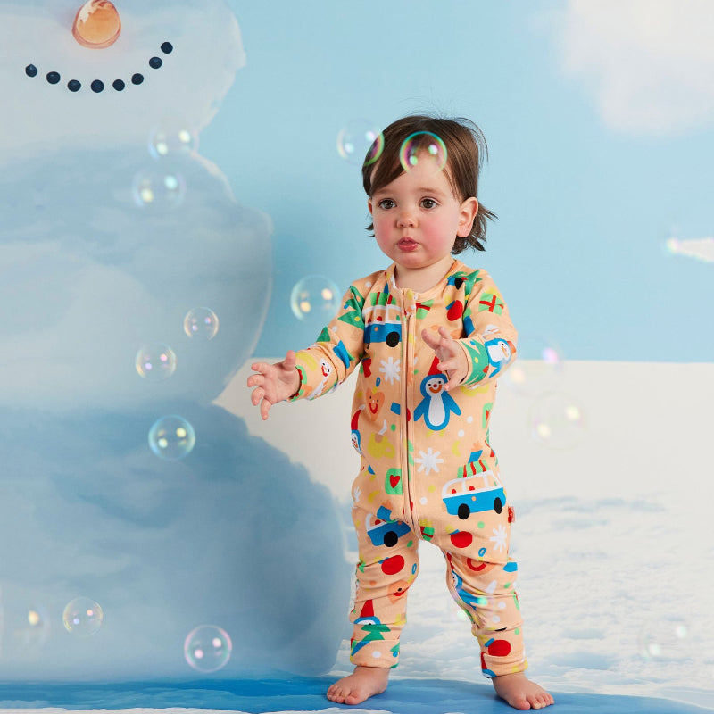 Halcyon Nights Long Sleeve Romper - Twinkle Town