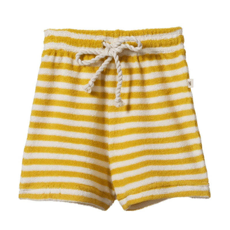 Nature Baby Aubrey Shorts - Golden Sea Stripe