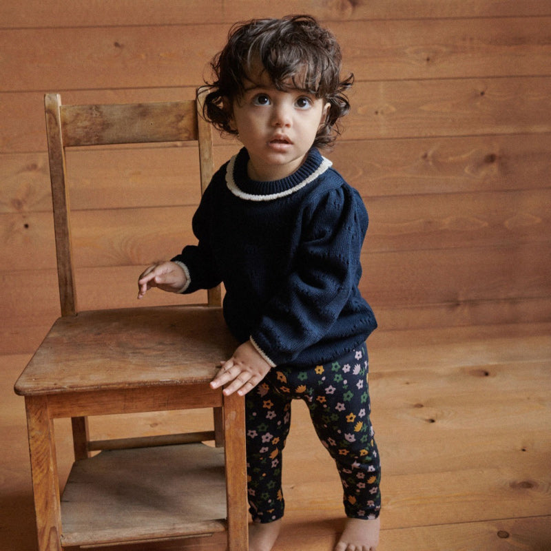 Nature Baby Leggings - Navy Pollyanna