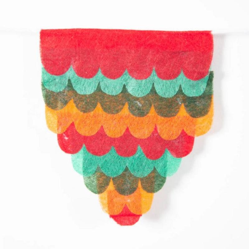 Fair Trade Silk Paper Garland