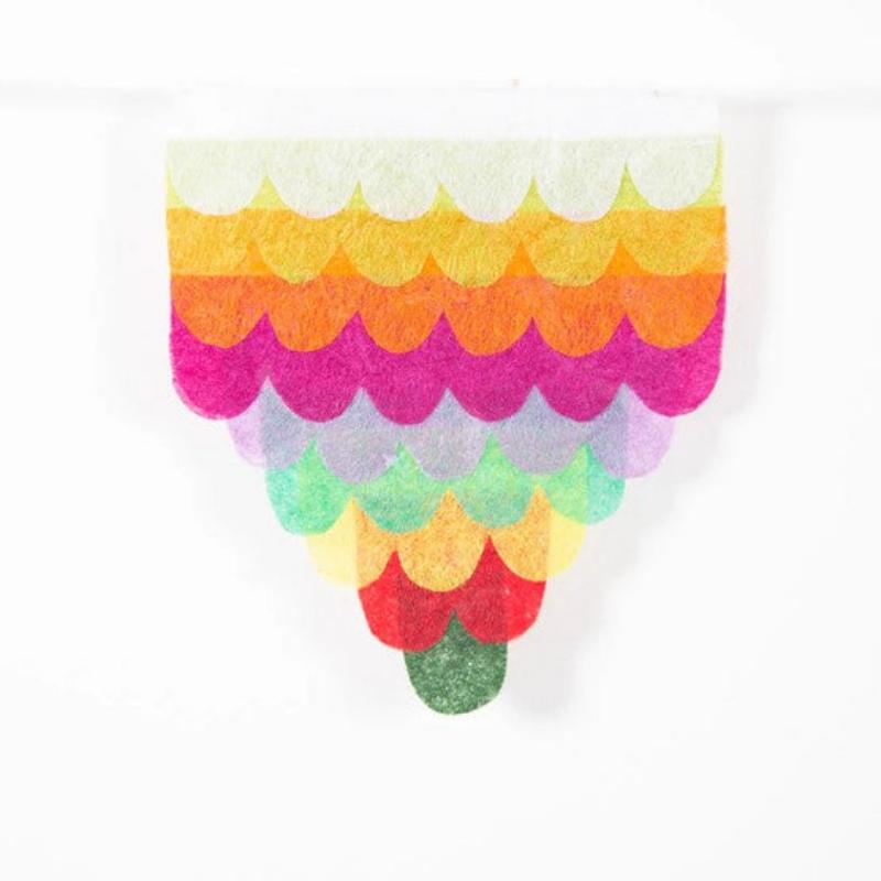 Fair Trade Silk Paper Garland