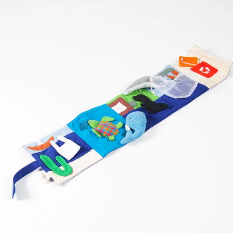 Fairtrade cotton Activity Roll - Protect Our Marine Life
