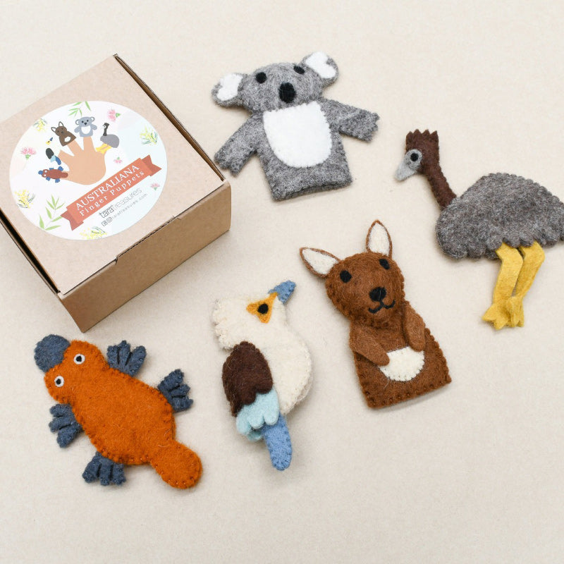 Australian Animals A Finger Puppet Set