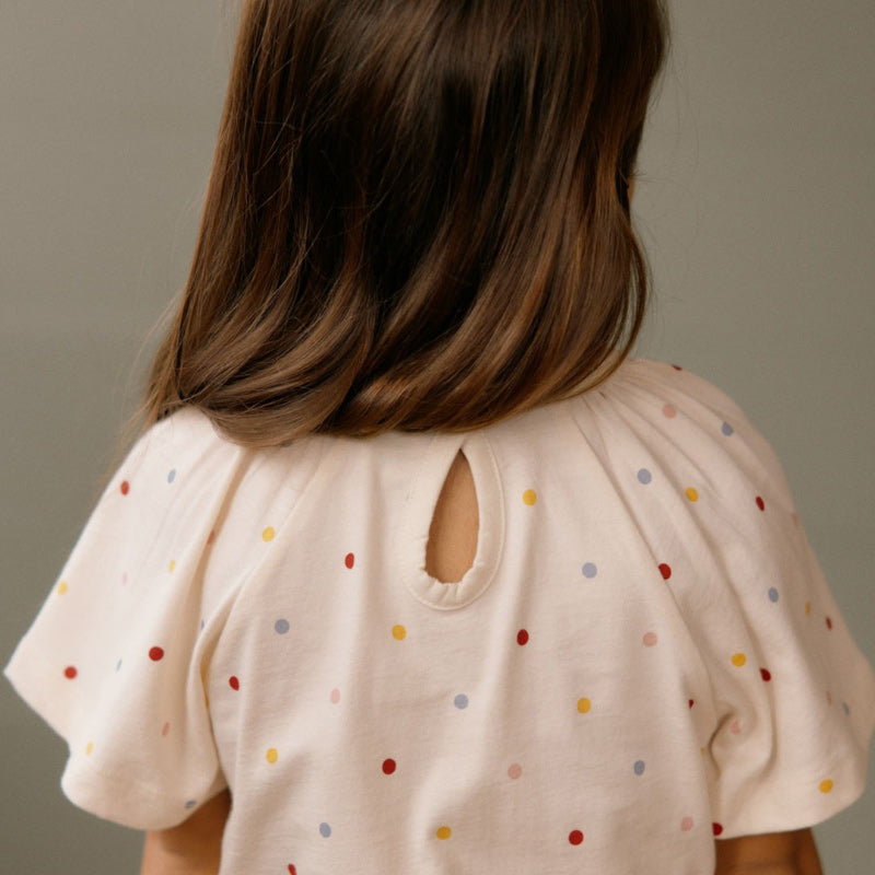 Nature Baby Faye Tee - Dusky Polka