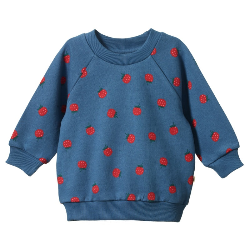 Nature Baby Emerson Sweater - Raspberry Blue