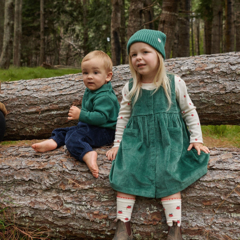Nature Baby Amelia Pinafore - Pine