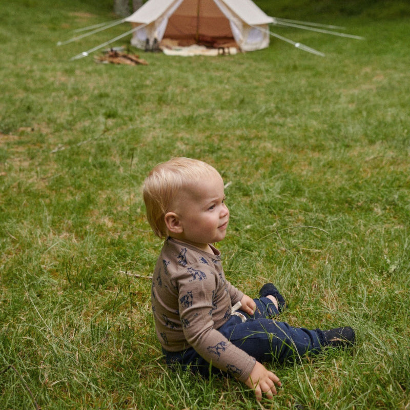 Nature Baby Merino LS Bodysuit - Foxy