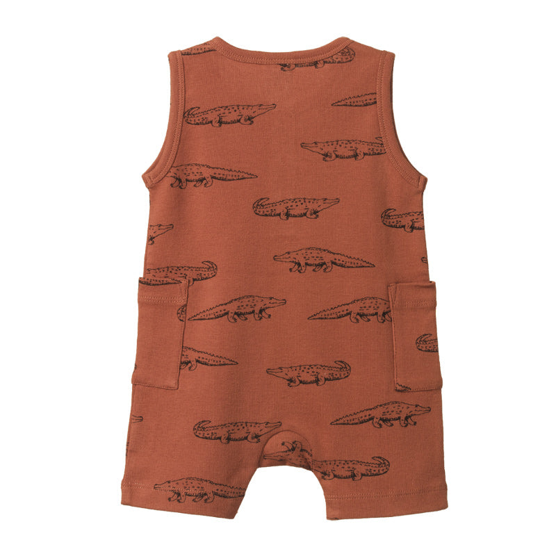Nature Baby Camper Suit - Crocodile