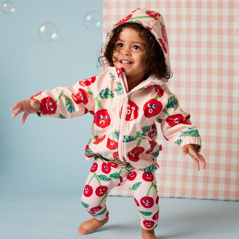 Halcyon Nights Kids Raincoat- Cheeky Cherry