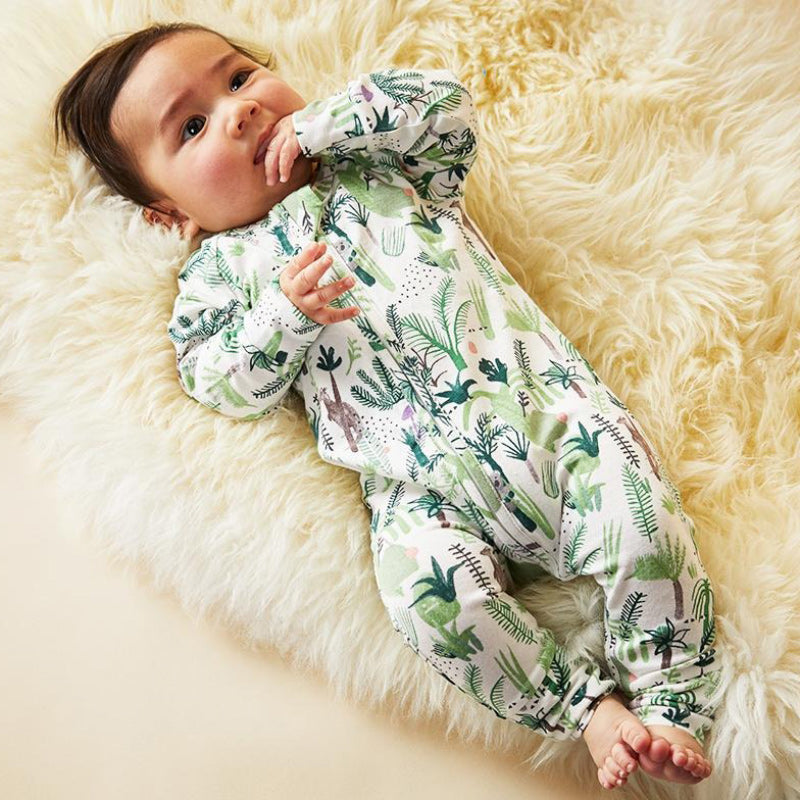 Halcyon Nights LS Zip Suit - Fern Gully