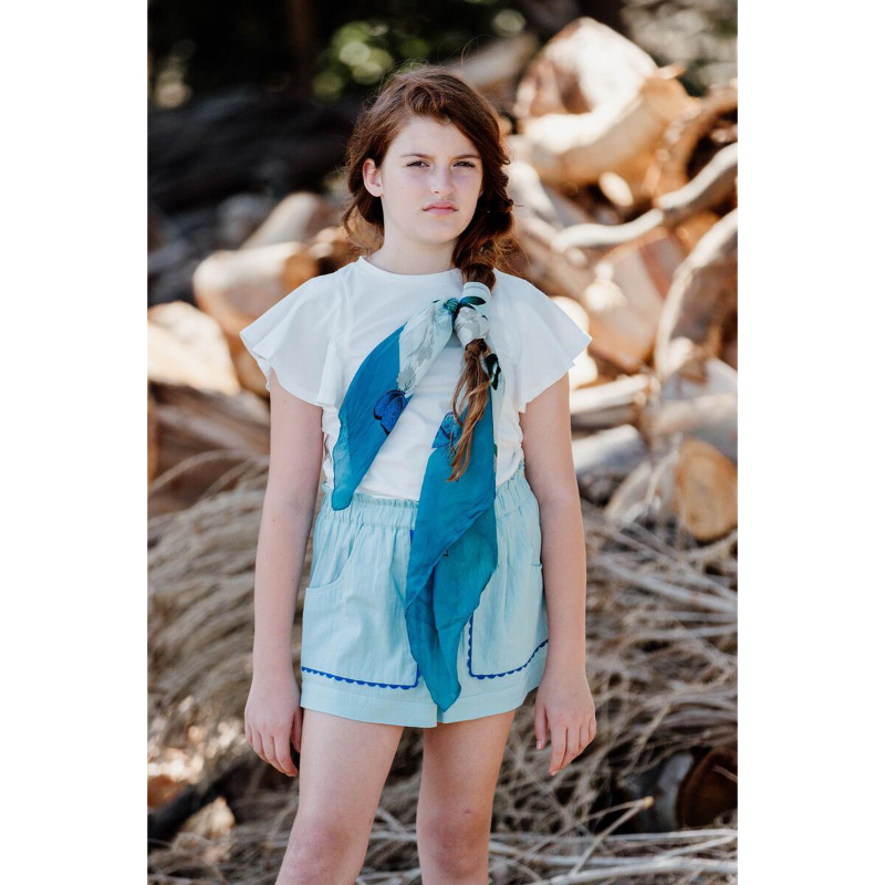 Peggy Belle Tee - White