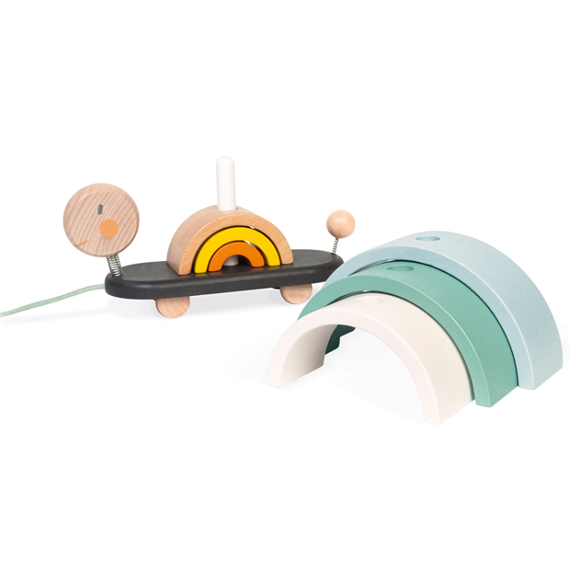 Janod Cocoon Rainbow Turtle