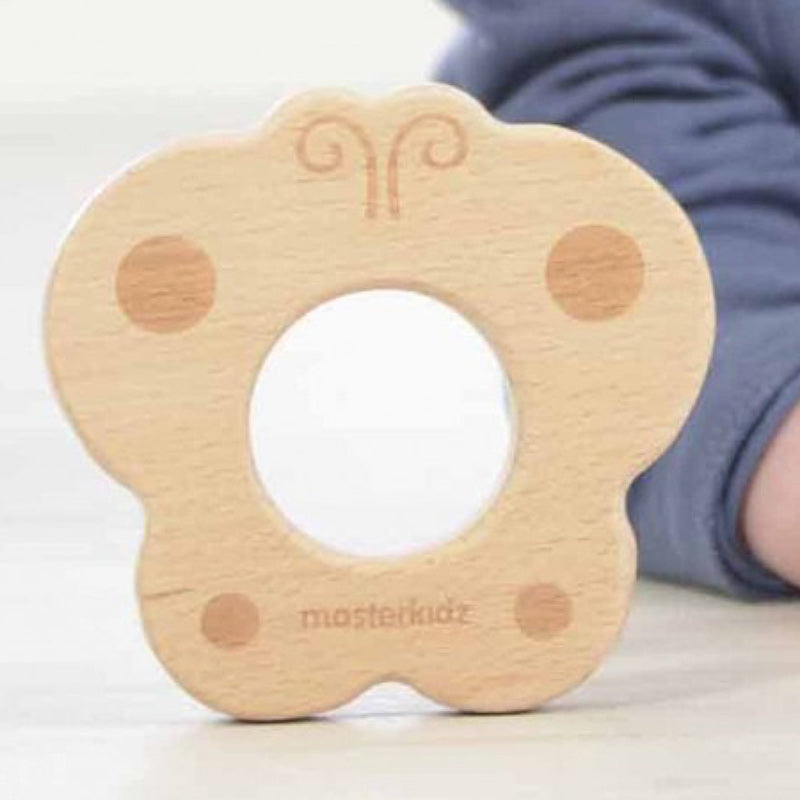 All Natural Wooden Teether - Butterfly