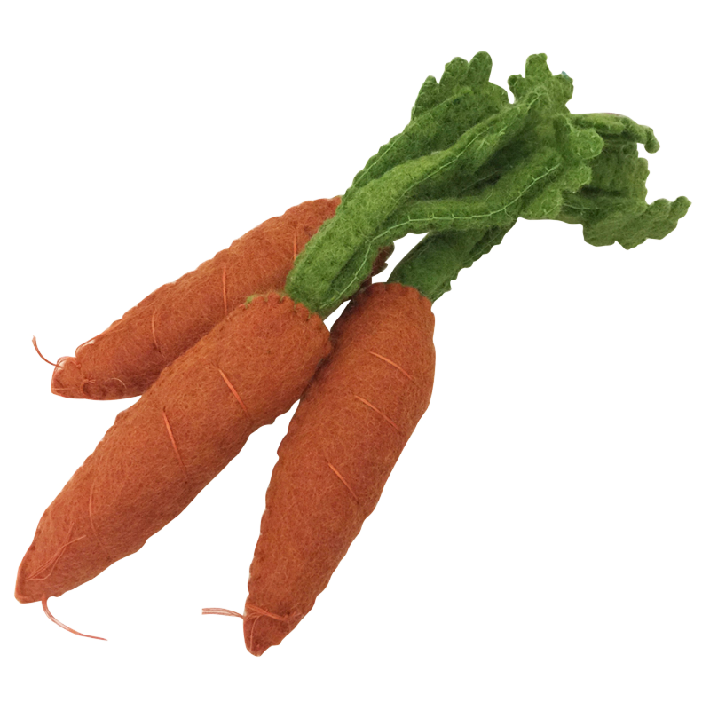 Felt Food Dutch Carrots 1PC