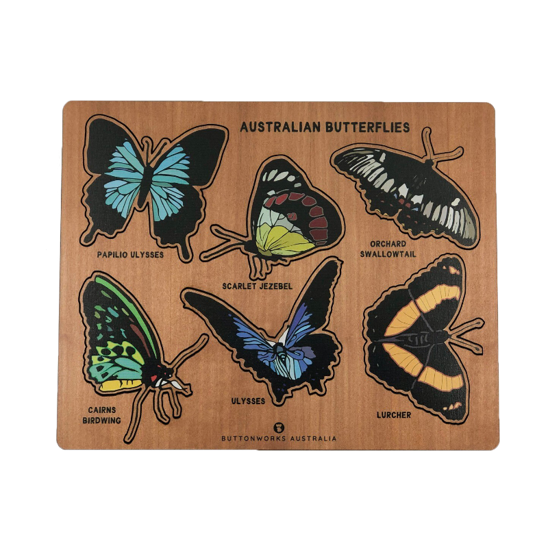 Buttonworks Puzzle - Australian Butterfly