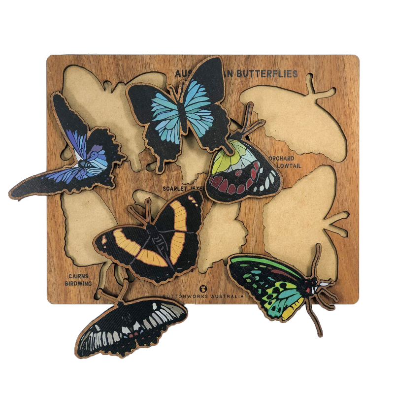Buttonworks Puzzle - Australian Butterfly