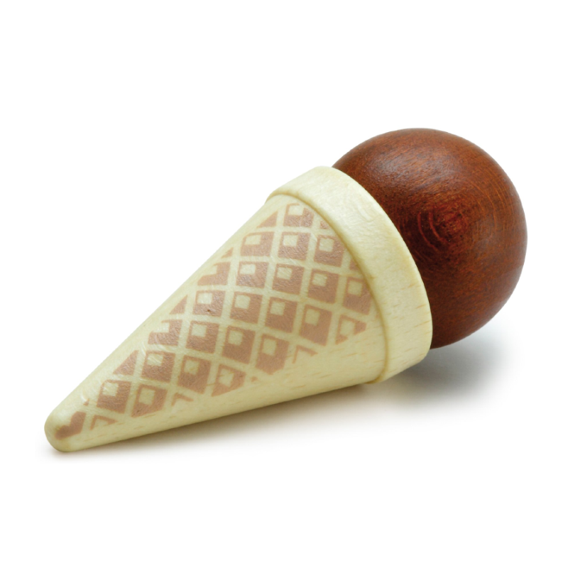 Erzi Ice Cream Cone - Brown