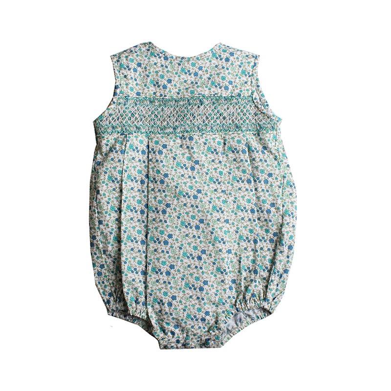 Meleze Blue Floral Boys Geometric