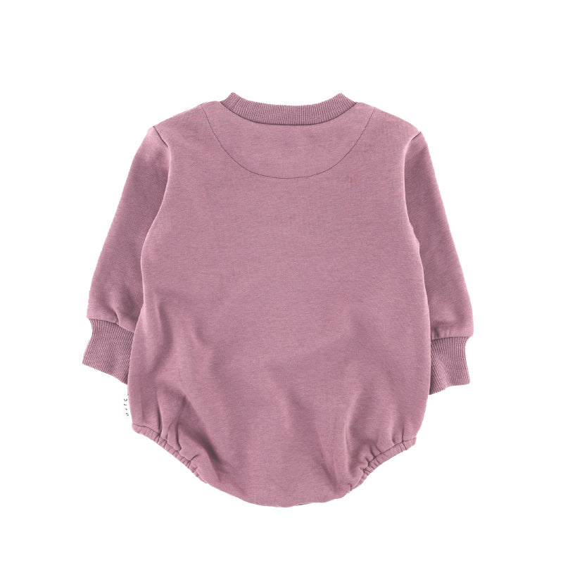 Olive And The Captain Sunny Bunny Romper - Eggplant