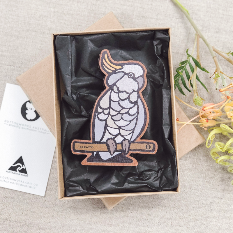 Buttonworks Cockatoo Figurine