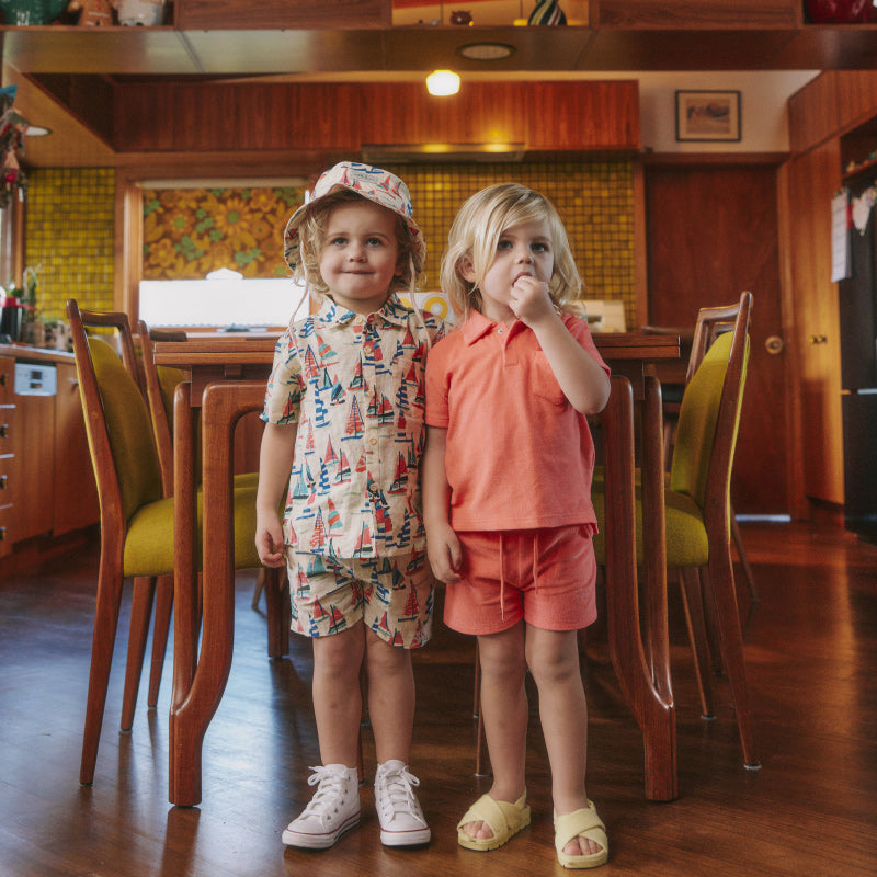 Goldie & Ace Linen Shirt - Holiday Bay