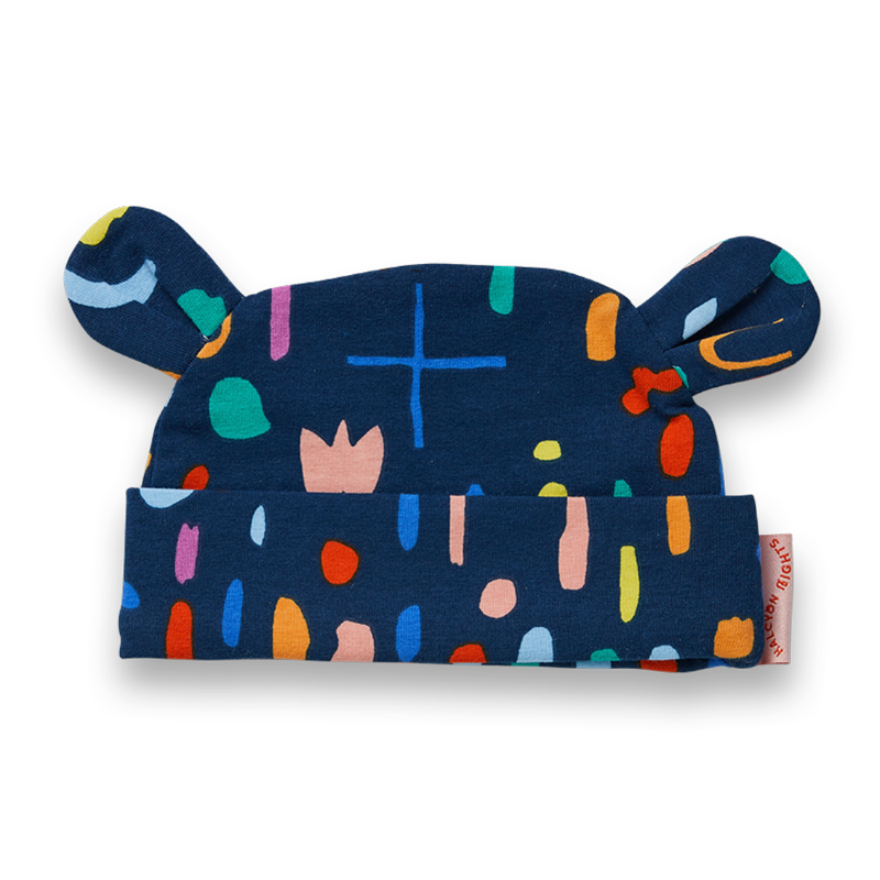 Halcyon Nights Lunar Baby Hat - Cosmic Sky