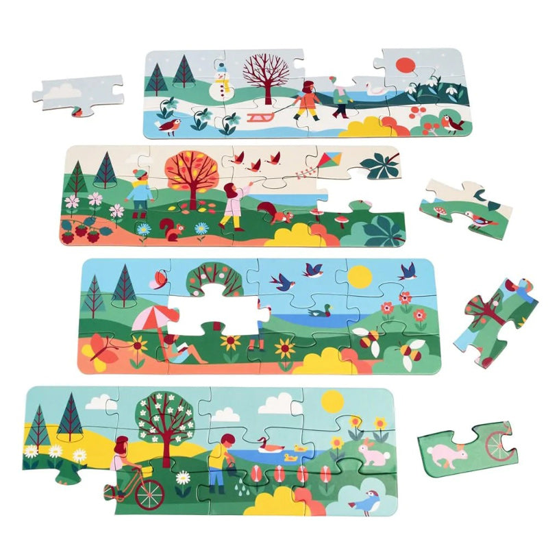 Four Seasons Puzzle Set