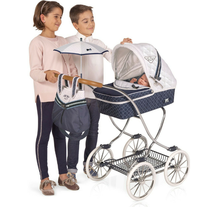 De Curves - Dolls Pram with Umbrella