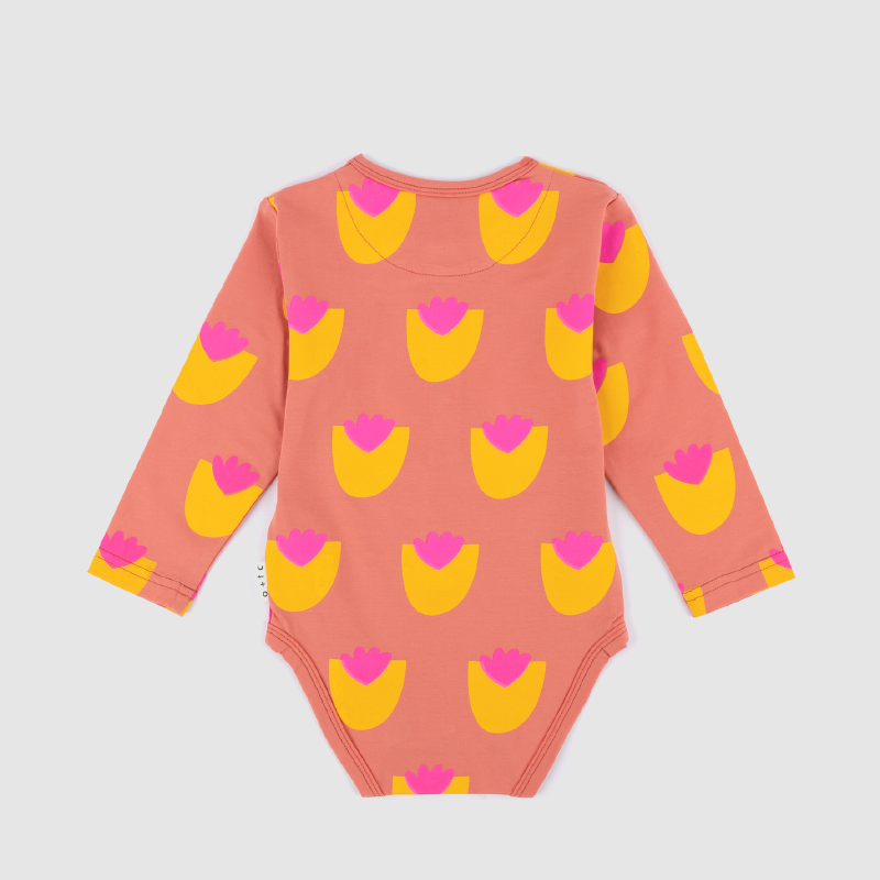 Olive & The Captain LS Bodysuit - Budding Artist Citrus