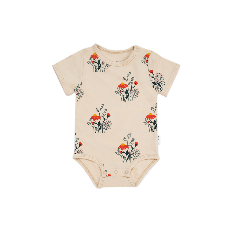 Olive + The Captain Wildflowers Bodysuit - Cream
