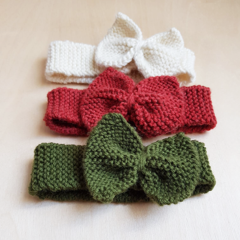 Hand Knitted Baby Headband