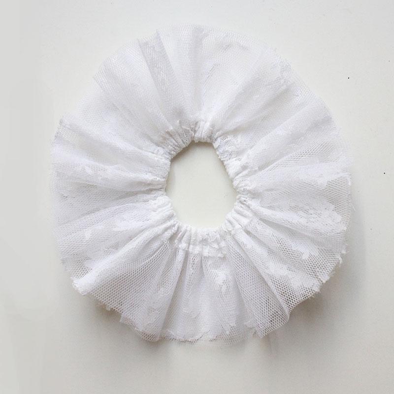 Dolls Tutu - White Floral