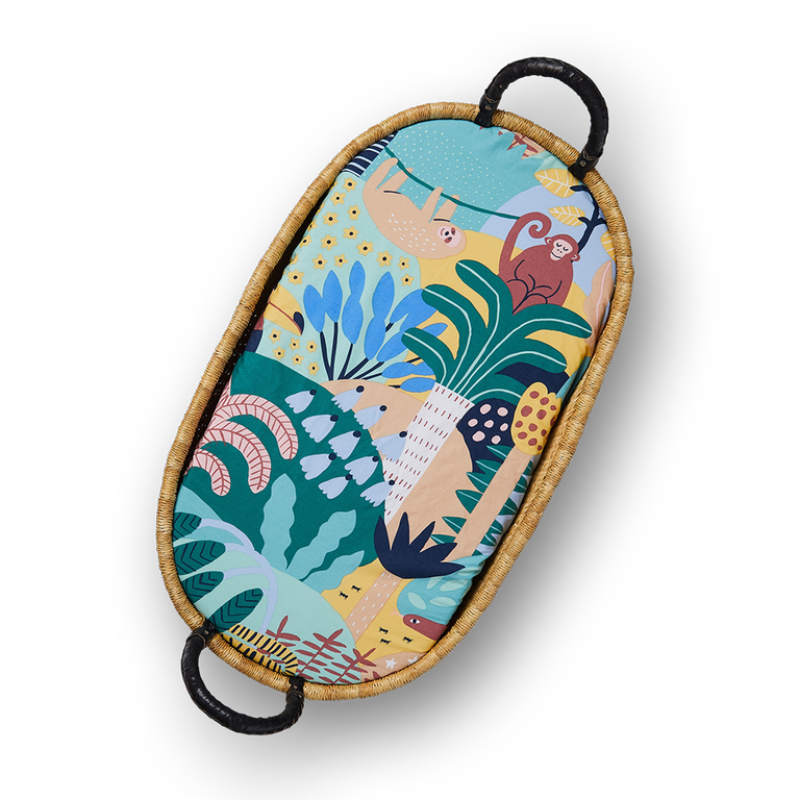 Halcyon Nights Fitted Bassinette Sheet - Hide & Seek